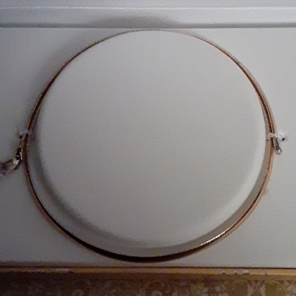 REVERSIBLE NECKLACE Gold over Silver 16&quot;